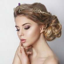 BESTYASH Diadema De Metal Tiaras Boda Halloween Cumpleaños Diamantes De Imitacion Accesorios Para El Cabello De Novia Para Mujeres Diademas De Fiesta Diadema Tocado Corona Para La FrenteConveniente y duradero,Los favoritos de los niños - Multicolor - Ver 6