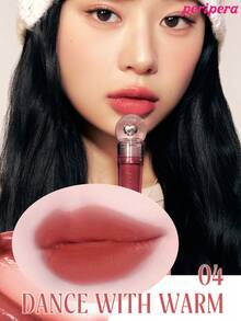 Peripera Moisturizing Jelly Lip Gloss, Lip Tint, Korean-Style Lip Gloss, High Color Payoff, Long-Lasting Color, Lightweight & Comfortable, Moisturizing, Natural Glow, Long-Lasting Comfort, Non-Sticky, Suitable For Wearing Masks, No White Residue, Korean Makeup, Korean Cosmetics - #04 Dance With Warm - View 5