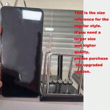 黑色牛顿摆平衡金属球，适合初学者的便携式科学物理桌面，创意家居装饰雕像，金属和塑料非电动办公室桌面装饰，放松礼物，塑料科学学习模型 - 适用于办公室、家庭、客厅和卧室 - 也是送给男士的理想礼物 - 彩色 - 查看 3