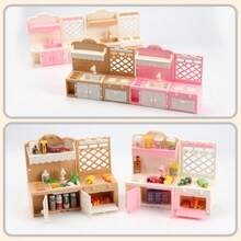 1:12 Doll House Bunk Bed (Pink Princess With Stairs) | 1:12 Scale Fits Most Doll Houses + Pink Princess Style Bunk Bed With Stairs (Functional & Decorative) + Multiple Sets Available (Diverse Options) + 6.3 Inch Dolls Perfectly Matched, Mini Scene DIY/Birthday/Holiday Gift, Suitable For Doll House Fans/DIY Players/Princess Gift Seekers, Interactive Decoration Essential - Mini Classic Bunk Bed - View 6