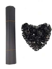 100/50/10pcs Balloon Sticks - Plastic Party Balloon Rods For Weddings, Birthdays, & More (32cm/40cm) Valentine DAY, Valentines Wedding, Birthday,Party Balloon Filling Decoration Accessories,Father's Day, Mother's Day, Anniversary, Valentine Day