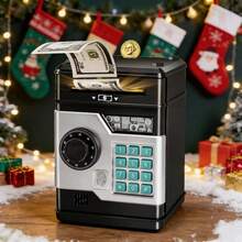 1 Oversized ATM With Password For People Cartoon Savings, Cash And Coins Coin Bank, Best Birthday Gifts Christmas Gifts - 彩色 - 查看 21