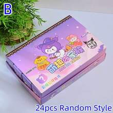 24pcs Sanrio Hello Kitty & My Melody Blind Box Keychains, Cute Cartoon Doll Gifts For Back To School, Holiday Parties, Birthdays, And Festive Surprises