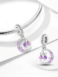 1 mặt dây chuyền hình tháp Big Ben sáng bóng thời trang, thích hợp để tự làm vòng tay và trang sức nữ. - Bộ sưu tập 1 - Xem 3