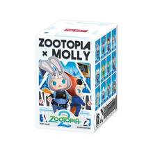 1pc POP MART Molly Collaboration Blind Box, Judy Hopps Nick Wilde Mini Figurine Collection, Cute Cartoon Decor For Home, Desk, Children, Anime Fans, Christmas Stocking Stuffer - Multicolor - View 10