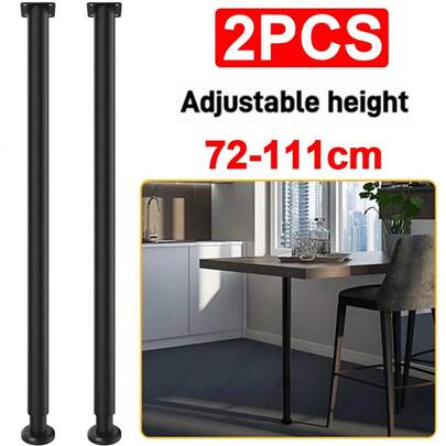 Adjustable Kitchen Worktop/Desk/Breakfast Bar Table Leg Bar