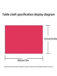 Față de masă de unică folosință pentru petrecere, 1/2 buc., foaie de plastic PE, față de masă pentru deserturi de ziua de naștere, față de masă în culoare solidă, 108 inci, decorațiuni pentru petrecere de ziua de naștere