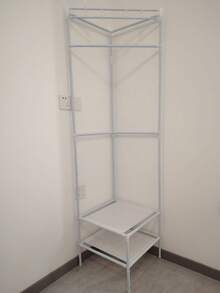 This Multi-Functional Portable Three-Layer/Two-Layer Hat Storage Rack, Equipped With Wheels And Hooks, Is A Coat Rack That Can Save Space And Is Convenient For Storing Holiday Gifts - Multicolor - View 16