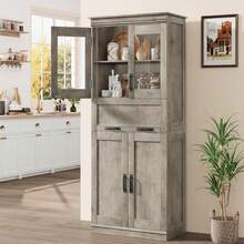 Freestanding Wine Racks & Cabinets - Grey - View 3