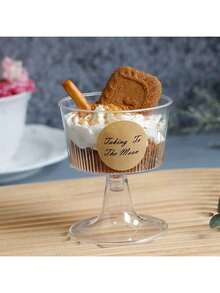 10/20pcs 110ml Striped Cake Cups (Please Confirm The Specifications And Size Before Purchasing) These Party Cups Are Suitable For Espresso, Tiramisu, Pudding, Cheesecake, Mousse, Cake Decorations, Etc. They Are Reusable And Suitable For Birthday Parties, Weddings, Halloween, New Year And Christmas Gifts