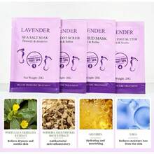 Set de baño de pies de 4 pasos con exfoliante para el cuidado de los pies - TÉ VERDE - Ver 6