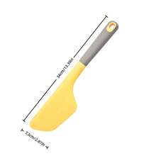 Integrated Silicone Scraper Spatula For Baking Cakes And Cream, Silicone Spreader, Household Salad And Jam Stirring Knife. It Has Good Toughness, Is Easy To Use And Easy To Clean - Multicolor - View 6