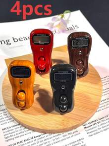 1 chiếc máy đếm điện tử cầm tay vân gỗ trang nhã, máy đếm kỹ thuật số thủ công, máy đếm di động phù hợp cho chơi golf, chạy bộ, câu cá, huấn luyện, thể thao, cầu nguyện Hồi giáo, phụ kiện golf. - Nhiều màu - Xem 14