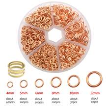 1010pcs Best Seller Iron Jump Rings & Open Rings Set (Boxed), Essential DIY Jewelry Findings For Craft Making.