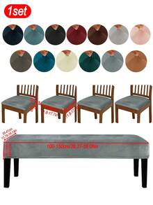 1 buah/4 buah/1 set Sarung Kursi, Desain Modern Gaya Minimalis Klasik, Tahan Noda, Tahan Debu, Tahan Goresan Kucing, Cocok Untuk Ruang Tamu, Kamar Tidur, Ruang Makan, Dekorasi Kursi Belajar, Dekorasi Ruangan - MultiWarna - View 37