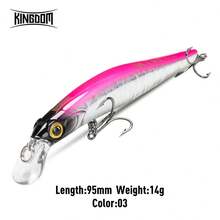 Kingdom Kingart Sinking Minnow Fishing Lures 6g 9g 14g 18.6g Jerkbaits With Center Of Gravity Transfer System Wobblers Hard Baits For Freshwater And Saltwater Sea Bass - Multicolor - View 28