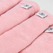 HonestBaby - Paquete de 10 paños de Rizo en Caja de Regalo, 100% algodón orgánico para bebés y niñas, Paquete de 10 Unidades, Color Rosa Claro, Talla única(Una talla Paquete de 10 Rosa Claro) - Multicolor - Ver 4