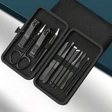 Manicure Set 24 In 1 Nail Clipper Set,Nail Clippers,Fingernail & Toenail Clippers,Manicure Tools,Pedicure Tools,Suitable For Travel Manicure Kit - Black - View 10
