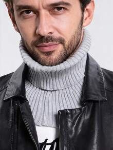 1 pieza Cuello de punto, unisex, cuello decorativo de punto versátil, protección de cuello para otoño e invierno, regalo de vacaciones, regalo de cumpleaños, regalo del Día del Padre, regalo de pareja. - Multicolor - Ver 7