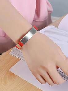 This Wristband Supports Printing Of Exclusive Names And Numbers, Features An Adjustable Style, And Is Very Suitable For Teenagers To Wear. - Multicolor - View 3
