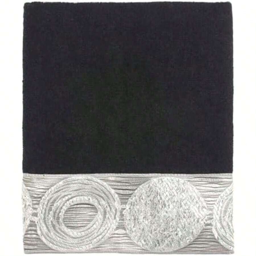 Avanti Linens Galaxy - Toalla de baño, , De Mano, 1(Negro Toalla de mano) - Multicolor - Ver 1