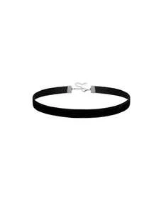 Set de 5 collares gargantilla góticos vintage de estilo geométrico de doble capa para mujer - Multicolor - Ver 5