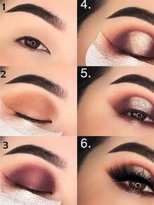 50pcs White Small Eyeshadow Stickers, Makeup Isolation Stickers, Disposable Lint-Free Makeup Pads, Cosmetic Tools - White - View 6