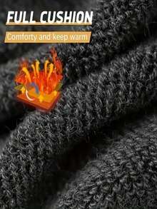 20 Pairs Men's Thick Wool Crew Socks, Winter Socks, Thermal Socks, Ski Socks, Cycling Socks, Outdoor Sports Socks, Suitable For Christmas/Thanksgiving/New Year Gifts, Comfortable Daily Life And Sports Socks