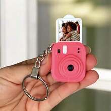 Customized Photo Mini Camera Keychain, Personalized Memento With Customizable Photo Insert, Cute Camera Shaped Keyring, Suitable For Couples/Friends Gift, Unique Customizable Daily Carry Accessory,Garden Decor - Multicolor - View 15
