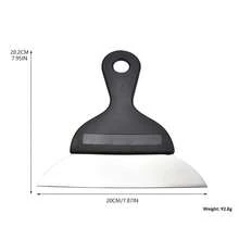 1pc Chocolate Scraper, Cream Scraper, Baking Scraper, Cake Spatula, Pizza/Pancake/Teppanyaki Spatula, Dough Cutter - Black - View 2