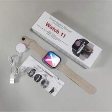 1PC Black 2.01 Full Screen Breathable Silicone Strap Watch11 - Calling Heart Rate Blood Pressure SpO2 Monitor, 110+ Sports Modes & Sleep Tracker, IP68 Waterproof & AI Voice Assistant, Father's Day Independence Day, Outdoor Running Hiking Gym Daily Wea - Watch11英文版灰色 - 查看 6