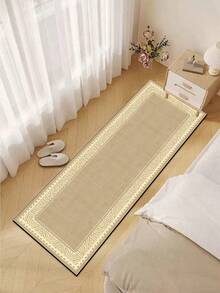 【热销！！！】1 件装软橡胶厨房地垫，3.5 毫米厚厨房地毯，复古简约装饰艺术风格吸水厨房地垫地毯，可自行裁剪以适应厨房尺寸，表面织物材质，中间海绵层，底部橡胶层，适用于厨房地毯、厨房装饰、婚礼装饰、家居装饰、浴室地垫、玄关地垫、洗衣房地垫、走廊地毯、客厅地垫等。 - 彩色 - 查看 5