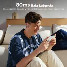 Auriculares inalámbricos Bluetooth de clip para oreja, sonido estéreo de alta calidad, Bluetooth 5.4, efecto de sonido HIFI, auriculares con canales izquierdo y derecho independientes, estuche de carga, un regalo excelente para regalar. - Bronce metálico - Ver 3