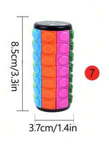 3D Printed Gear Cube Fidget Toy, Personalized High Difficulty 3/5/7 Layer Magic Cube, Adult Stress Relief Toy, 3D Mini Guitar, Sensory Blocks, Rubex Cube, Sensory Toys, Fidget, Fidget Toys, Stress Relief Ball, PE And Squishies - Multicolor - View 7