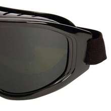 Sellstrom Odyssey - anteojos de  para protección ocular, S80201, antiniebla, resistente a los arañazos, protector de ojos sin látex para hombres y mujeres con lente transparente de doble panel, marco azul, S80201(Gafas de corte Odyssey II Shade 5) - Multicolor - Ver 3