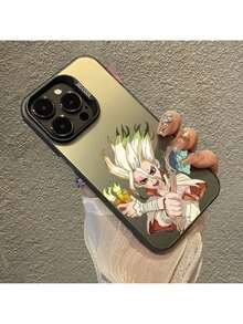 Funda de teléfono Anime Comics Dr.STONE compatible con 16 15 Plus 14 13 12mini 11Pro Max, cubierta trasera mate a prueba de golpes, funda compatible con funda  17 pro max, funda  17 pro, funda  17, funda  16, funda  16 pro max, funda  15. - Z3 - Ver 5