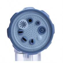 1-częściowy pistolet natryskowy z wbudowanym dozownikiem mydła, 8 rodzajów strumienia, idealny do podlewania ogrodu, czyszczenia domu i tarasu. Usuwa uporczywe plamy z podjazdów, okien i łodzi, a także jest delikatny dla delikatnych roślin. Jest kompatybilny ze standardowymi wężami ogrodowymi i nadaje się do prac domowych i ogrodowych. - Wielokolorowe - Zobacz 7