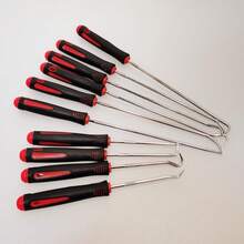 4pcs/6pcs/10pcs Oil Seal Mini Precision Hook Puller Disassembly Tool Kit, With O-Ring Gasket Seals, Suitable For Automotive - A - View 3