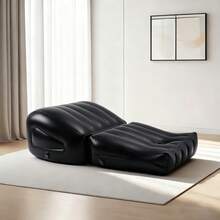 Portable Slouchy Inflatable Sofa, Foldable, Suitable For Indoor And Outdoor Use, Applicable To Bedroom, Living Room, Beach, Balcony And Camping. Slouchy Inflatable Air Mattress, Portable Outdoor Lounge Chair, Waterproof And Foldable, Suitable For Camping And Home Use, Makes A Great Gift.