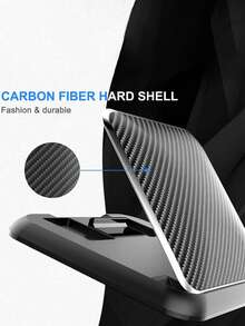 Soporte universal para teléfono móvil de coche para salpicadero, antideslizante y ajustable - Negro - Ver 12