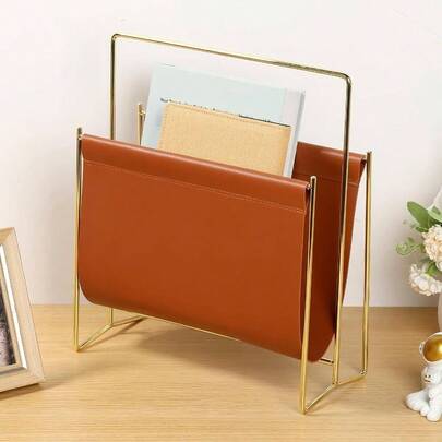 Magazine Rack Magazine Basket Holder Magazine Standing Basket Document File Holder Organizer Magazine Rack Storage Book Basket Book Rack Suitable To Hold Magazines Dining Room And Office