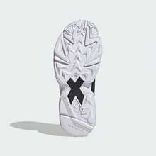 Adidas 女士春夏经典复古厚底运动鞋，网面运动休闲鞋 IG8301 - 黑色/白色 - 查看 5