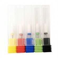 1 đầu mài móng bằng gốm, giúp loại bỏ sơn gel nhanh chóng, đầu mài móng tốc độ cao không nóng, dụng cụ mài móng hình nón phẳng. - Nhiều màu - Xem 7