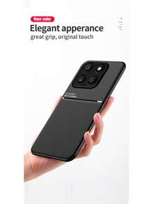 适用于荣耀400 5G/荣耀400 Lite/荣耀400 Pro/荣耀X6C/荣耀X70/荣耀X9D/荣耀400 Smart 5G/荣耀X7D 4G/5G/荣耀Magic8/荣耀Magic8 Pro/荣耀X5C/荣耀X5C Plus的时尚超薄手机壳 - 黑色 - 查看 6