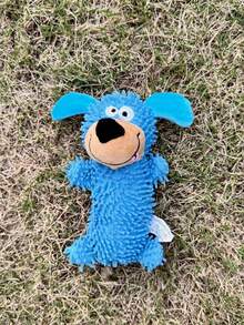 嚎叫狗玩具，拖把玩具，摇晃发声，蓝色自娱自乐玩具，耐啃咬清洁牙齿吠叫宠物用品 - 彩色 - 查看 7