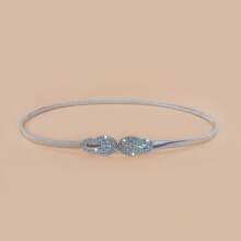 1 قطعة سلسلة خصر نسائية قابلة للتعديل بزخرفة من الراين، مناسبة للارتداء اليومي والحفلات، تناسب البنطلونات والفساتين في الصيف والمدرسة والخريف وعيد الهالوين