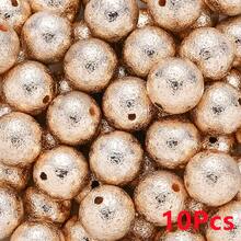 10Pcs 16mm Handmade Silvery Plated Stardust Plastic Round Ball Spacer Wrinkle Beads For Jewelry Making DIY Bracelet Phone Chain Craft Supplies