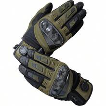 High Motorcycle Gloves Men - Gel Sliders Joints Design, High - Speed Sports Gear MTB/ATV/BMX/Motocross/Racing/Dirt Bike Gear - XX-large + Green - View 2