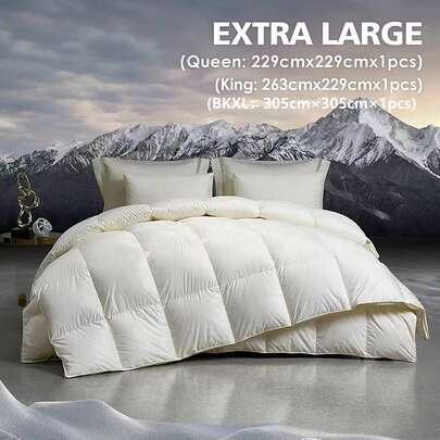 The Pure White Quilt Has A Core Dotted Stitching And Is Made Of Pure Polyester Fabric Which Is Easy To Clean Soft Fluffy And Warm Suitable As A