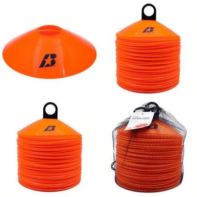 Baden Flexible And Durable 7.25" Training Cones Indoor/Outdoor All Sports Orangegift